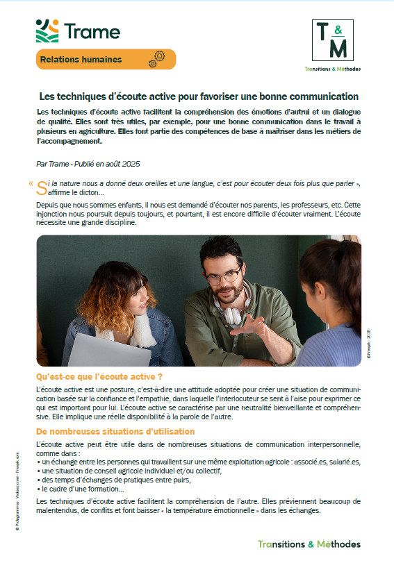 Les techniques d’écoute active pour favoriser une bonne communication