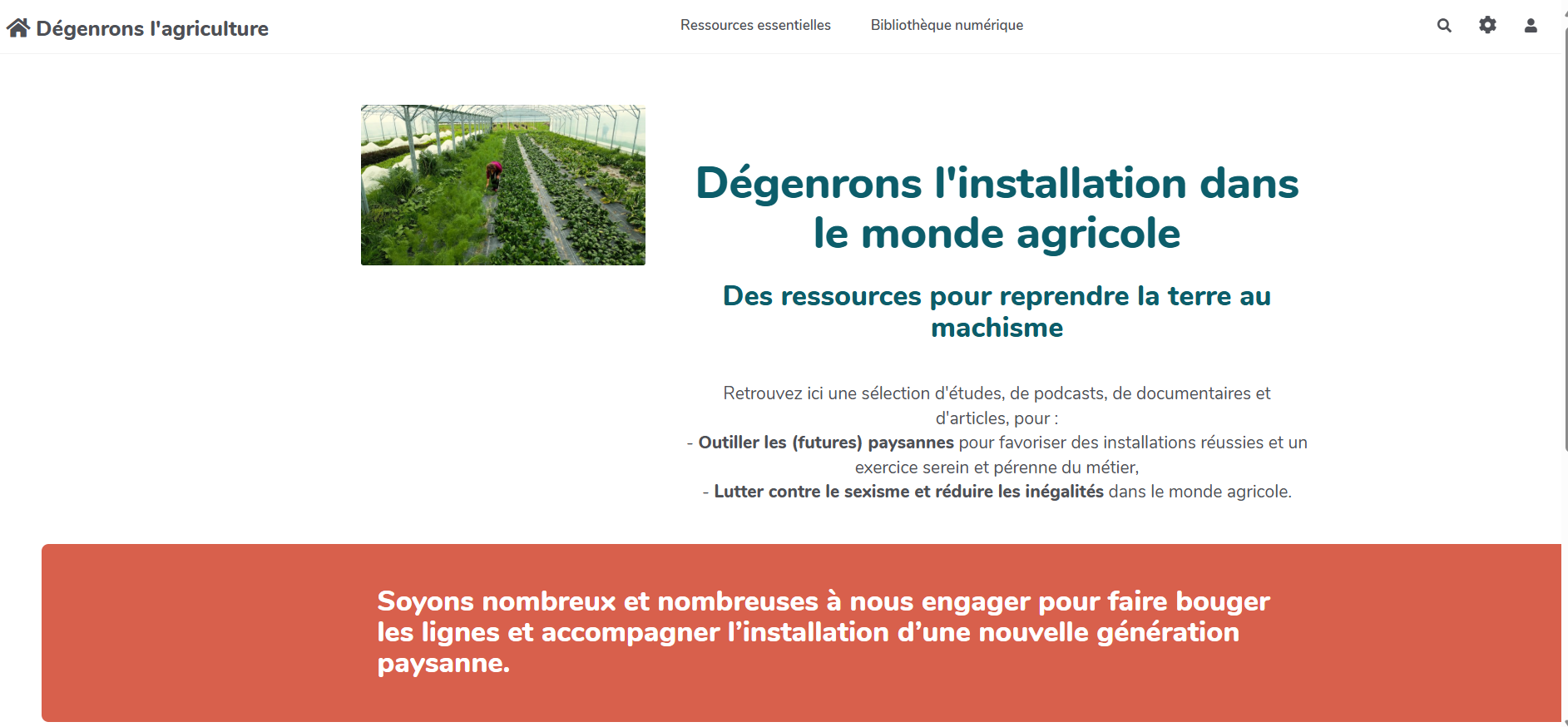 Dégenrons l’installation dans le monde agricole