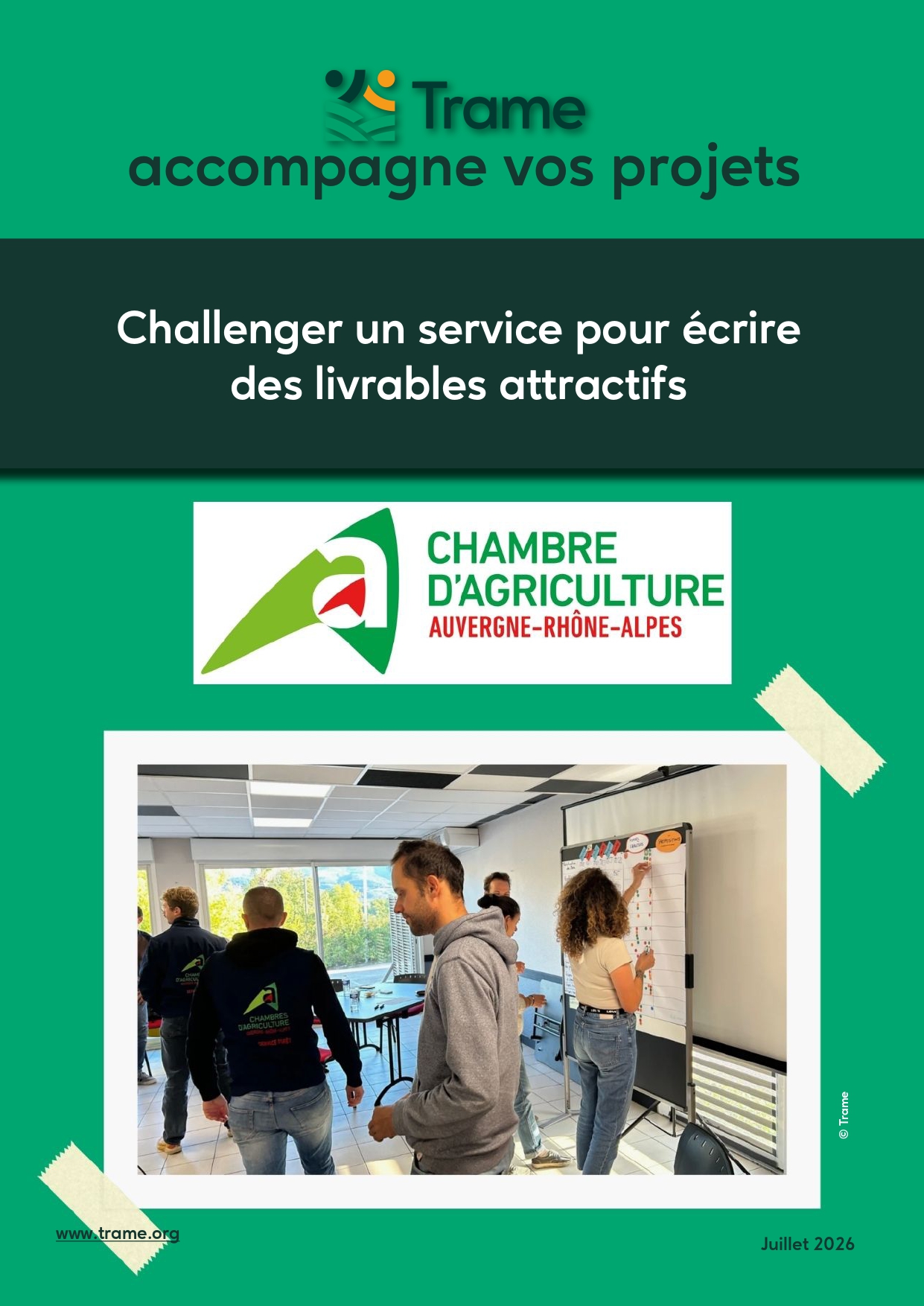 Challenger un service pour écrire des livrables attractifs