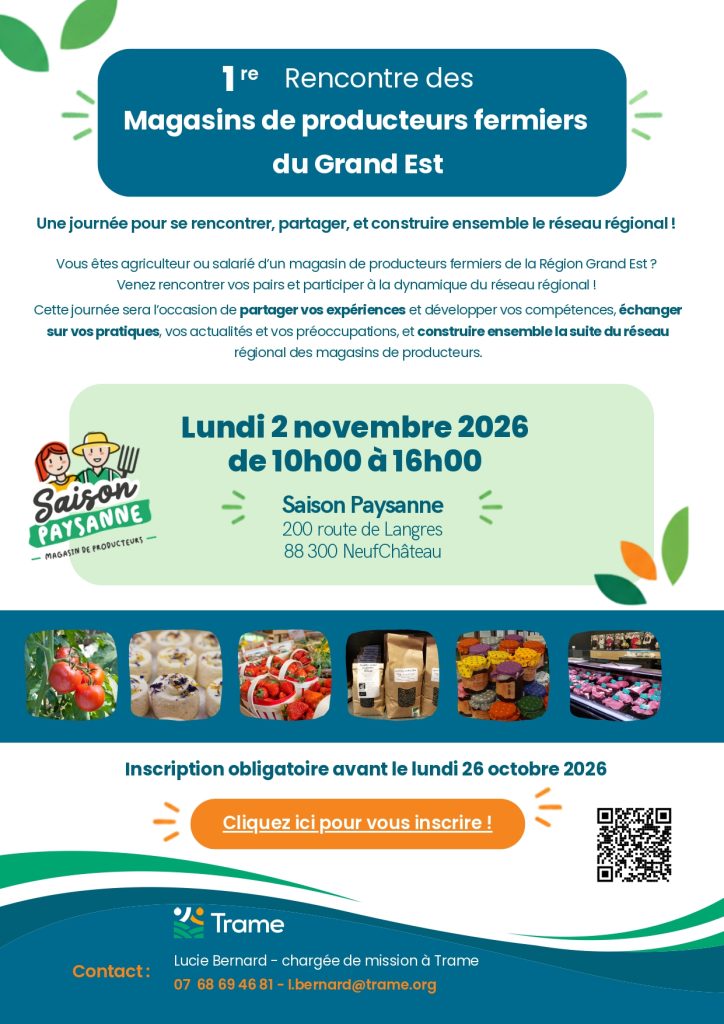 1ère rencontre des magasins de producteurs fermiers du grand est